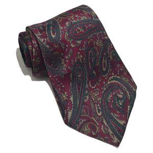 Isaco Men's Tie Red Amoeba